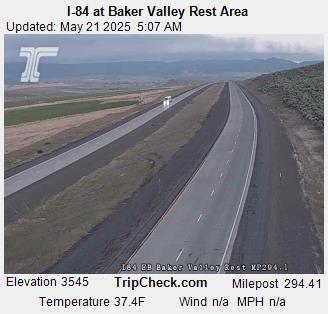 I-84 at Baker Valley Rest Area
